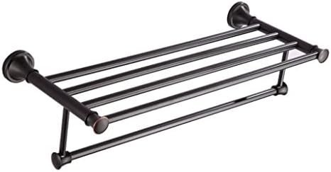 All-Copper Black Towel Rack Minimalist Bathroom hardware