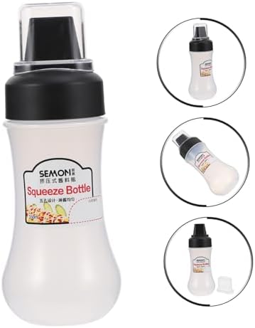 Holidoyo Portable Refillable Condiment Squeeze Bottle