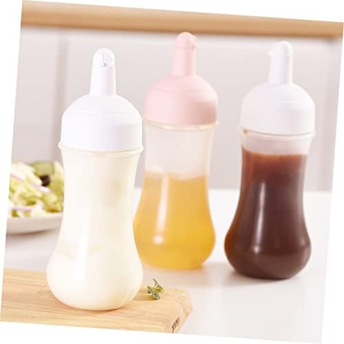 FELTECHELECTR 6pcs Ketchup Squeeze Bottles Set