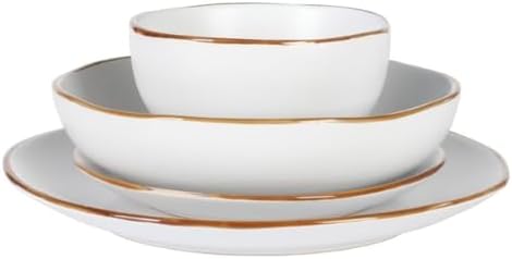 Gibson Home Hazeltine 16 Piece Dinnerware Set - White