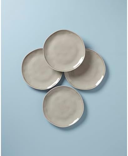 4-Piecelenox grey bay colors dinner plateskitchen essentials
