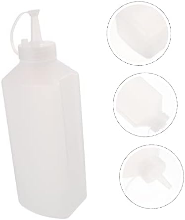 Cabilock Mini Ketchup Bottles for Pack of 2 Squeeze Condiment Bottles