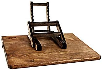 Vintage Wooden Book Stand with Adjustable Height