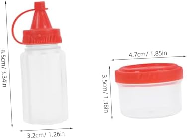 Cabilock Mini Jam Squeeze Bottle - Salad Dressing Container