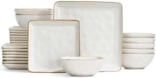Stylish 24-Piece Dinnerware Set for Entertaining