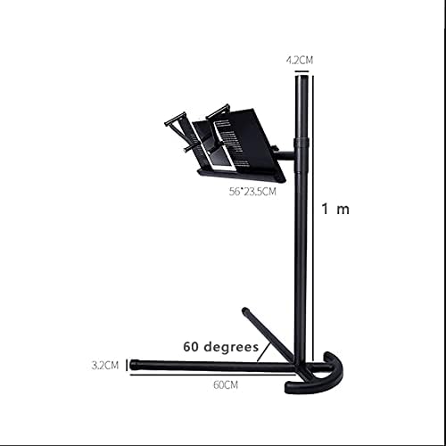 Adjustable Tablet Floor Stand with Ergonomic Design