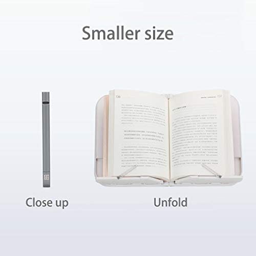 Threflyoo Ergonomic Folding Reading Stand for Cookbooks Books and Magazines