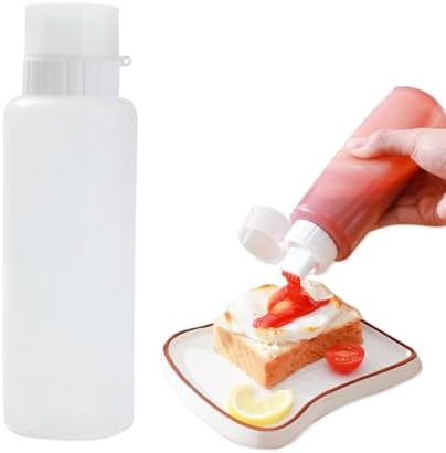 Five-Hole Reusable Squeeze Bottles Leak-Proof BPA-Free