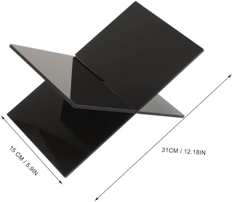 Childrens Bookshelf Holder - Black and Modern Acrylic