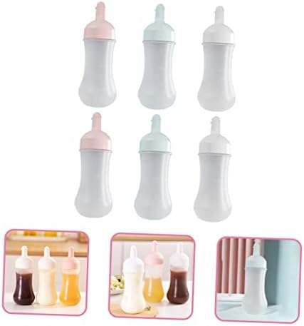 FELTECHELECTR 6pcs Ketchup Squeeze Bottles Set