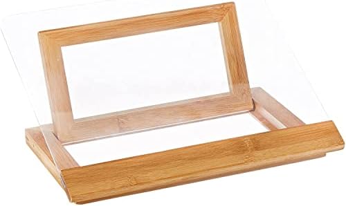Lipper International 8815 Bamboo Wood and Acrylic Cookbook Holder
