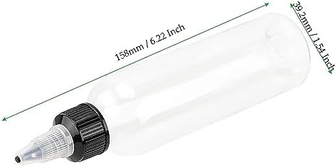 Durable 4 oz Plastic Squeeze Bottles for Kitchen Crafts