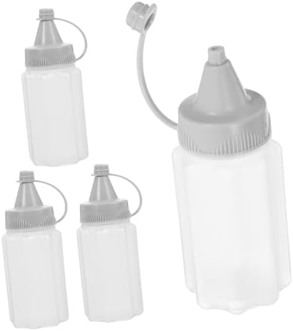 FELTECHELECTR 20 Pcs Reusable Condiment Squeeze Bottles