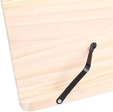 Adjustable Wood Book Stand for Tablets Cookbooks and More
