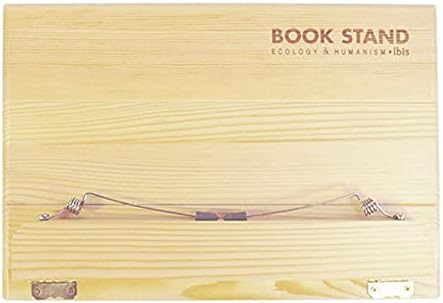 IBIS Natural Wood Book Stand Durable Adjustable