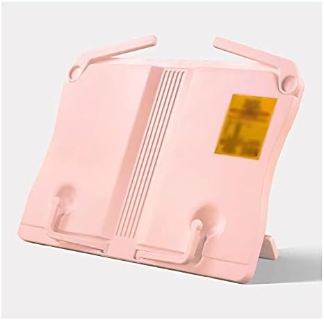 Sturdy Pink Book Stand for Desktops