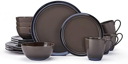 Stylish 16-Piece Dinnerware Set for Kitchen