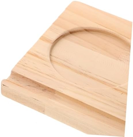 Sturdy Wooden Triangle Book Holder for Home Office
