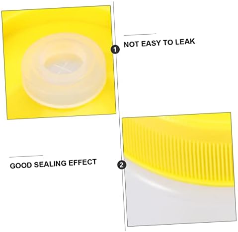 Cabilock Dual-Head Sauce Bottles - Portion Control No-Spill