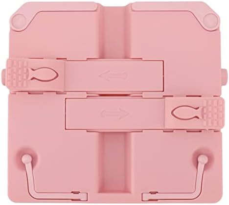 Ergonomic Reading Rack Foldable Durable for Books Cookbooks More Pink