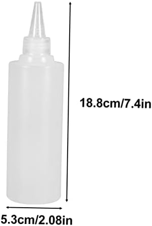 6 Set Squeeze Bottles for Kitchen condiments