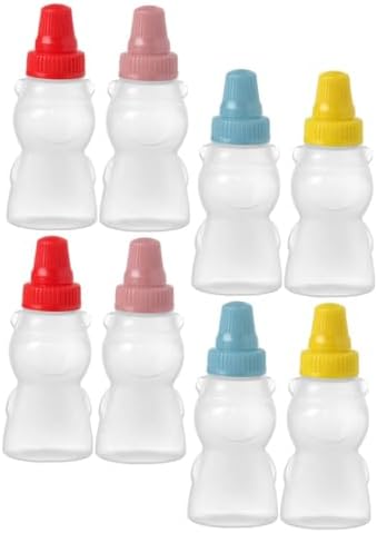 Mini Bear Ketchup Bottles Set of 8