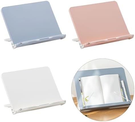 Foldable Cookbooks Stand Adjustable Reading Bracket for Home and School