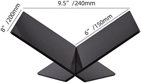 Organizing X-Shaped Acrylic Book Holder