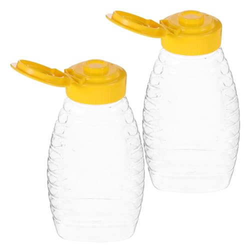 BESPORTBLE Refillable Honey Dispenser with Flip Top Lid