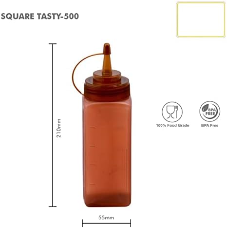 Vibrant 500ml Squeeze Bottle Set