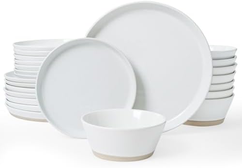 Famiware Saturn Dinnerware Set - Elegant Dinner Salad Plates 8-Piece Set