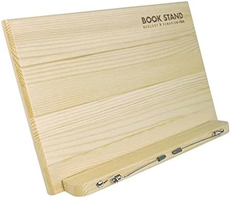 IBIS Natural Wood Book Stand Durable Adjustable