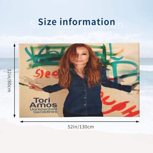 Utxnjskl Tori Music Amos Microfiber Bath Towel 52x32in