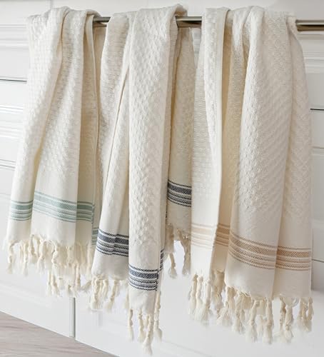 DEMMEX - Luxury Waffle cotton Bubbles Turkish Hand Towels