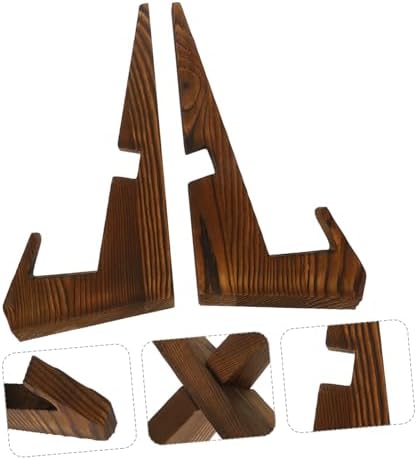 GRIRIW Wooden Recipe Stand for Kitchen Display and Reading 1