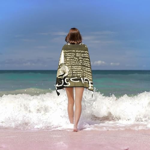 Utxnjskl Quick Dry Microfiber Bath Towel 52x32 In 1