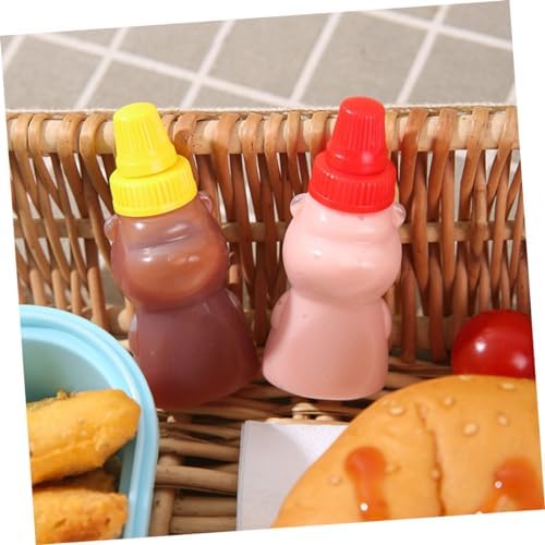 Cabilock 8 Pack Mini Bear Condiment Bottles 1