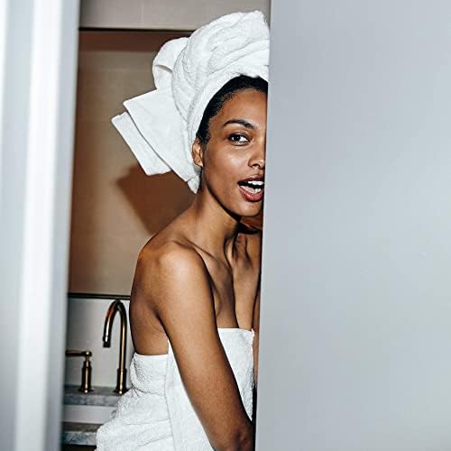 Luxury 100 Cotton Bath Towels - Set of 2 - Double Pique Border