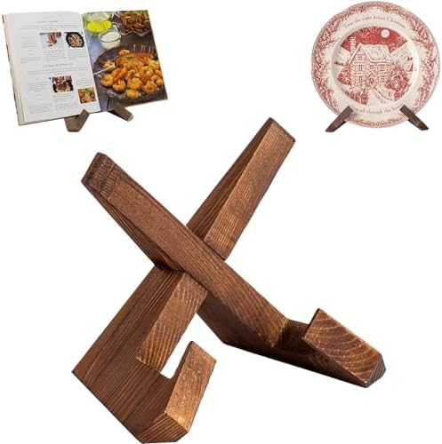 Handmade Wooden Cookbooks Holder