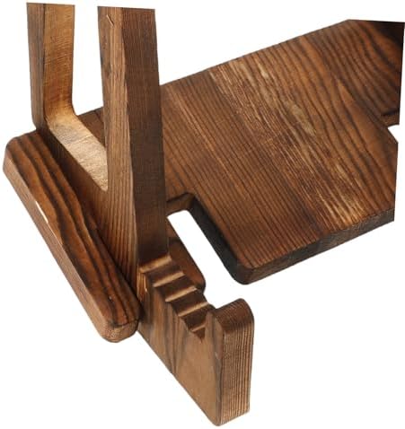 Elegant Wooden Book Recipe Stand Multi-Use Kitchen Organizer