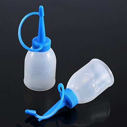 6-Piece Industrial Squeeze Bottles Set Premium Leak-Proof Durable Kitchen Crafts Use