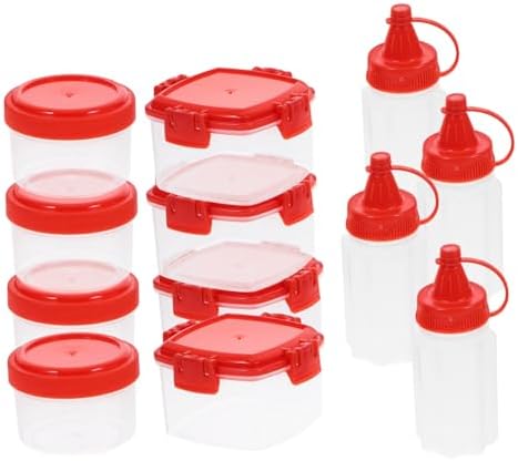 KICHOUSE Mini Sauce Dispenser Set