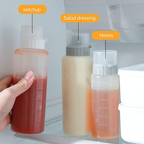 5 Hole Leak-proof Condiment Squeeze Bottle 350ML