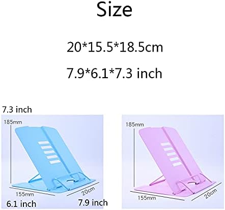 Foldable Adjustable Metal Read Cook Book Stand pink