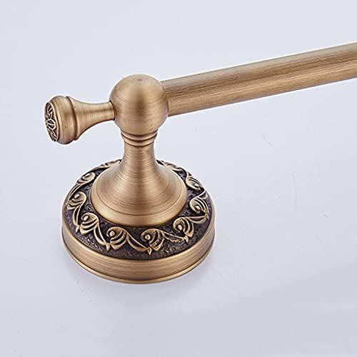 Antique Single Pole Bath Towel Rack with Copper Finish