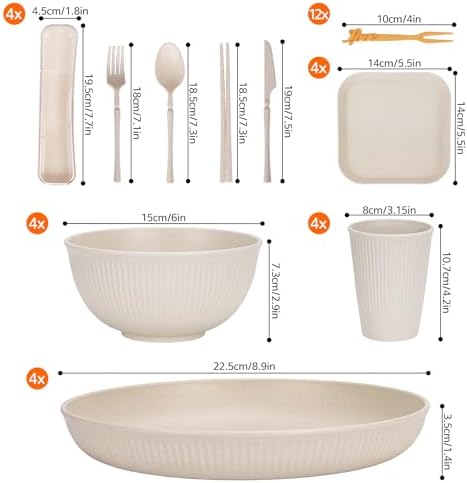 48 Pcs Dinnerware Sets