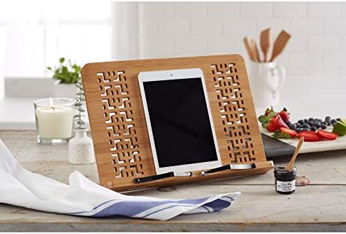 Organic Bamboo Book Stand