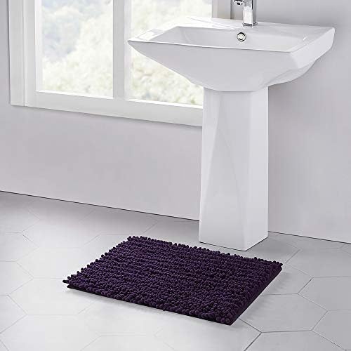 High-Quality Chenille Bathroom Rug for Showers Durable Soft Machine Washable