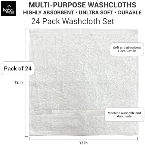 High Rise Stripe Washcloth Set