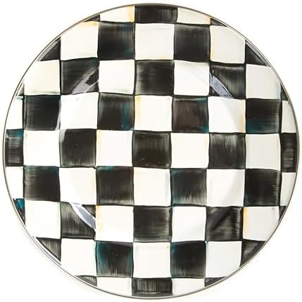Elegant Enamel Dinner Plate Set of 1